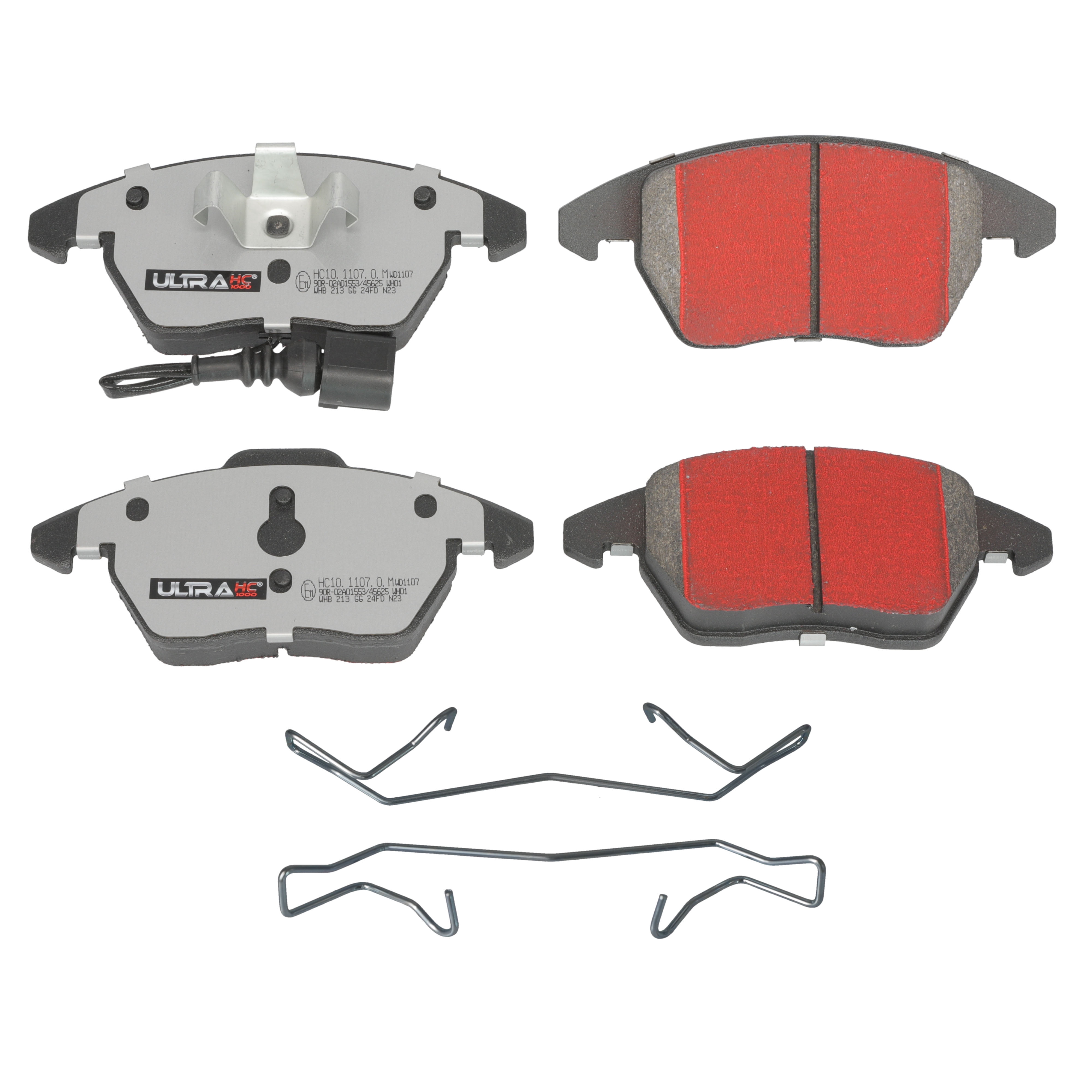 Ultra HC 1000 Brake Pad Set, Front HC10.1107.0.M, Audi A3 2013-2006