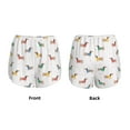 thumbnail image 3 of Daiia Dachshund Dog Puppy Pattern Women's 2 in 1 Running Shorts - Lightweight Athletic Workout Gym Yoga Shorts Liner with Phone Pockets-X-Large, 3 of 7