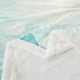thumbnail image 3 of Erosebridal Abstract Ocean Wave Sherpa Blanket 50x60, Watercolor Beach Fuzzy Blanket Throw, Blue Bedroom Decor, 3 of 7