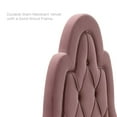 thumbnail image 5 of Modway Augustine Tufted Performance Velvet Twin Headboard in Dusty Rose, 5 of 8