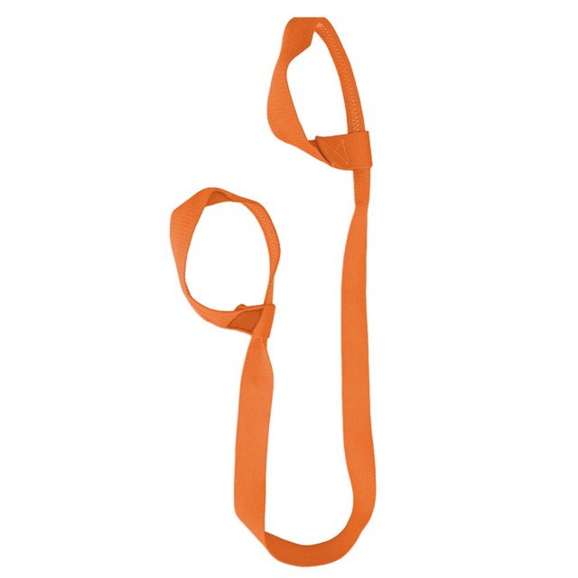Portador de esterilla de yoga Sonducket Correa de transporte ajustable Cinturón de hombro de algodón Naranja 160x4cm