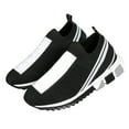 thumbnail image 1 of Zapatillas de tenis Nikou negras 42 con parte superior de malla transpirables antideslizantes, 1 of 13