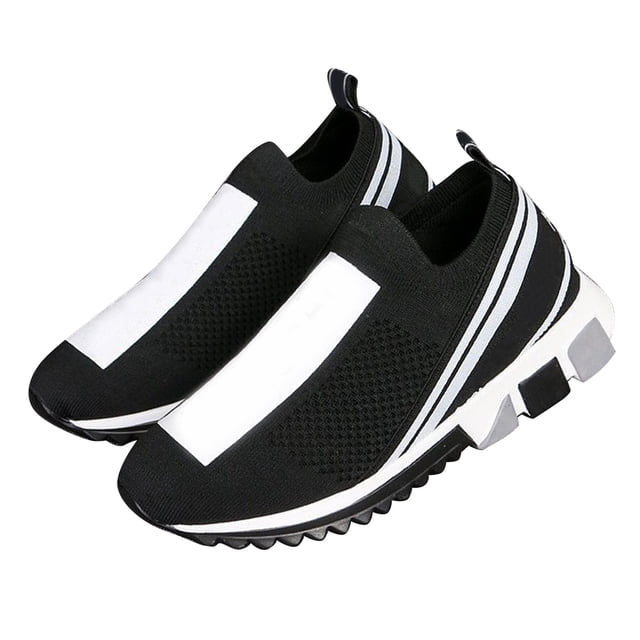 Zapatillas de tenis Nikou negras 42 con parte superior de malla transpirables antideslizantes