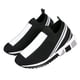 thumbnail image 1 of Zapatillas de tenis Nikou negras 42 con parte superior de malla transpirables antideslizantes, 1 of 13