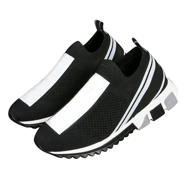 Zapatillas de tenis Nikou negras 42 con parte superior de malla transpirables antideslizantes