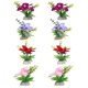 thumbnail image 1 of 8pcs Delicate Sushi Flowers Decor Wear-resistant Flower Decors Desktop Sushi Plate Decors, 1 of 5