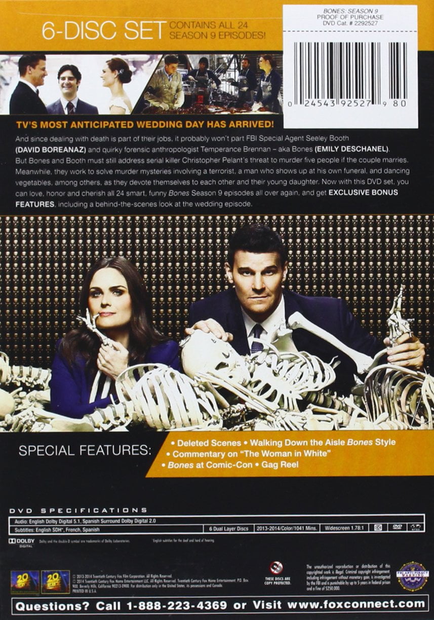 BONES-骨は語る- シーズン9 DVDコレクターズBOX〈13枚組〉 Amazon.co.jp: BONES ―骨は語る― シーズン9(SEASONSコンパクト