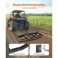 thumbnail image 3 of KFFKFF Drag Harrow, 84" Span Towable Drag Harrow, Q235 Steel Driveway Leveler with Modifiable Bars & Pin Hitch, Can Bear up to 50 lbs, Tractor Driveway Harrow Suitable for ATVs, UTVs, 3 of 9