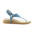 thumbnail image 6 of Vionic Kirra II Women's Sandals Captains Blue Nubuck Leather Size 8 W, 6 of 8