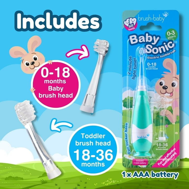 Brush-Baby BabySonic Electric Toothbrush for Babies Toddlers 0-3