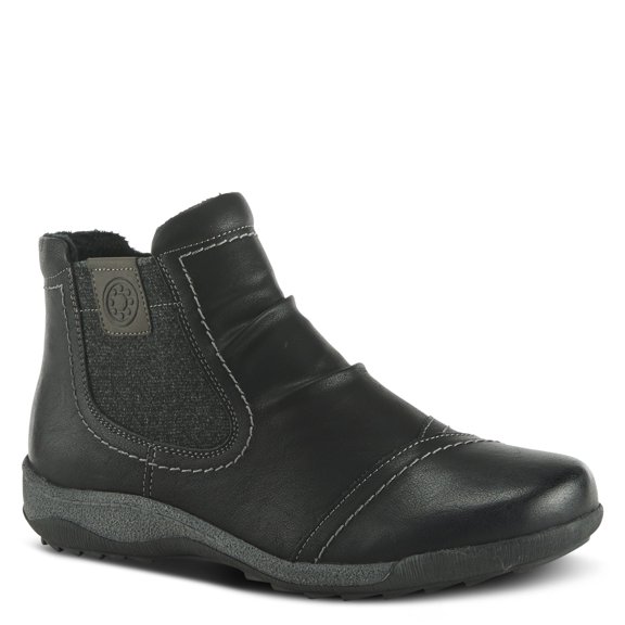 Spring Step Women's Atella Water-Resistant Comfortable Bootie with Zipper