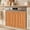 Honeydew, variant on Pure Hunter Green Oven Skirt for Farmhouse Kitchen Décor, Modern Solid Color Minimalist Art Oven Curtain Tie Top Decorative Stove Skirt, Cabinet Dish Washer Curtains with 8 Ribbon Ties 32"x24"