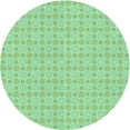 thumbnail image 1 of Ahgly Company Indoor Round Patterned Light Green Area Rugs, 6' Round, 1 of 1