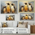thumbnail image 4 of Designart "Playful Penguins Amidst Snowy Wonders" Penguin Floater Framed Wall Decor, 4 of 5