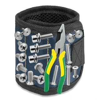 Magnetic Wristband with 15 Strong Magnets, Tool Belt Magnetic Wrist Band