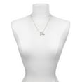 thumbnail image 3 of Delight Jewelry Silvertone Infinity Rope Mother & Daughter Heart Necklaces (Set of 2), 19"+2", 3 of 4