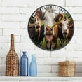 thumbnail image 6 of Funny Cows Wall Clock Silent Non-Ticking Round 12 Inch Quartz Battery Operated Wall Clock for Kitchen,Bedroom,School,Living Room Home Decor, 6 of 7