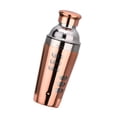 thumbnail image 2 of Coctelera de acero inoxidable, herramienta para barra de bebidas, accesorios de bar para viajes oro rosa, 2 of 9