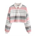 thumbnail image 1 of Ketyyh-chn99 T-Shirts pour Femmes Blouse Ample Confortable Manches Longues Col Rond Tunique Blouse Gris,S, 1 of 5