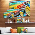thumbnail image 2 of Designart - Rowing Boats on the Lake in Pokhara - Boat Canvas Art Print, 2 of 2
