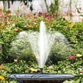 thumbnail image 4 of Solar Water Fountain Pump Outdoor 4W 5V Solar Panel Kit 200L/H Flow Rate Outdoor Solar Water Pump with 5ft Cable 9 Nozzles 6 Modes for Bird Bath / Garden / Backyard / Pool / Fish, 4 of 7