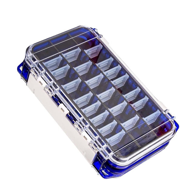 Caja de Aparejos de Pesca a Prueba de Agua, Soporte de Juego de Pesca de Doble Cara, Sello Dividido Grande para Equipo Portátil, Accesorios de Baño, G Azul