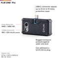 thumbnail image 3 of Cámara termográfica FLIR ONE Pro para teléfonos inteligentes iOS, 3 of 9