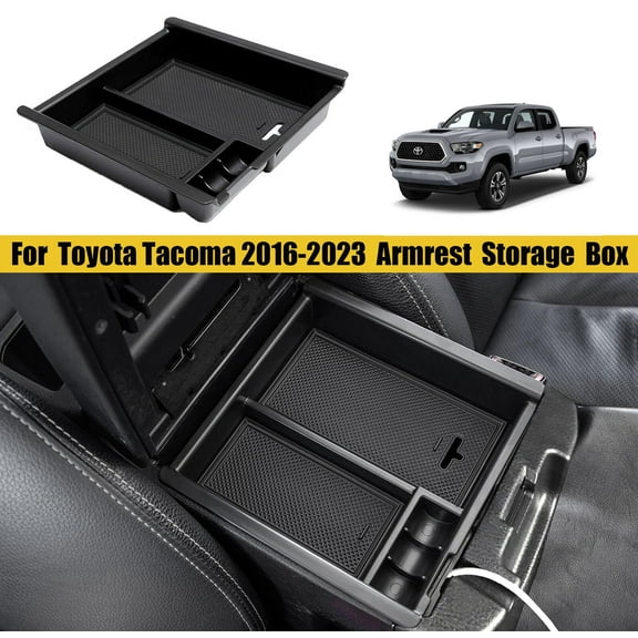 For Toyota Tacoma 2016-2023 Center Console Armrest Storage Organizer Tray