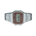 thumbnail image 3 of Casio Vintage Digital Stainless Steel Bracelet Quartz A168WA-5A Men's Watch, 3 of 3