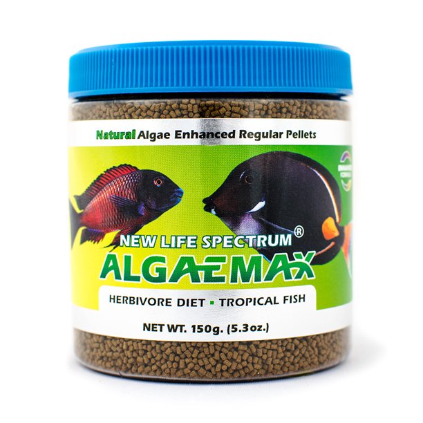 New Life Spectrum AlgaeMax Tropical Fish Food Pellets, 150 g
