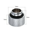 thumbnail image 2 of Male to Female Extender Fitting G1/4 x 10mm for Computer Water Cooling System Silver 4pcs, 2 of 6