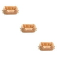 thumbnail image 3 of Transemion Dog Bed Washable For Clean And Odor-Free Sleeping Area Two Size For Choice khaki S 3Set, 3 of 6