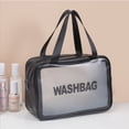 thumbnail image 3 of Bolsas de cosméticos transparentes Bolsa de maquillaje a prueba de agua de PVC Portátil de viaje Labymos Bolso de Cosméticos, 3 of 7
