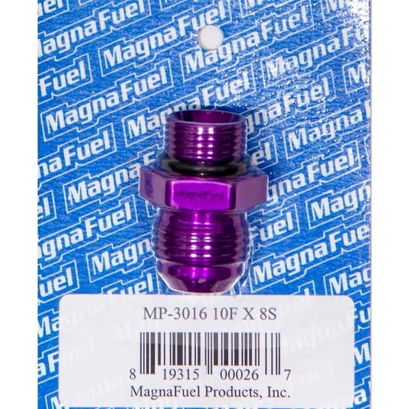 Magnafuel/Magnaflow Fuel Systems #10 to #8 O-Ring Male Adapter Fitting