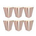 thumbnail image 2 of 24pcs Vertical Stripe Popcorn Boxes Holder Popcorn Snack Container Party Supplies Rose Gold, 2 of 6