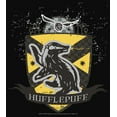 thumbnail image 2 of Junior's Harry Potter Hufflepuff Snitch Crest  Racerback Tank Top Black 2X Large, 2 of 5