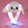 thumbnail image 1 of Luminous Bunny Hat with Ears, Cute Plush Toy Warm Hat Rabbit Hat with Moving Ears, Rabbit Hat with Moving Ears, Funny Plush Rabbit for Boys and Girls, 1 of 1