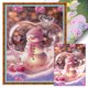 thumbnail image 1 of Hilo Algodón Bordado Punto Cruz Con Cristal Muñeco Nieve 11CT 40x55cm, 1 of 9