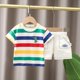 thumbnail image 1 of Ropa para niños, conjunto de camisa Polo para niños, camiseta de manga corta a la moda, ropa de verano para niños, conjunto deportivo de dos piezas, 1 of 5