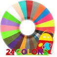 thumbnail image 2 of 24 Assorted Colors 3D Pen Filament Refills - High-Quality PLA, 1.75mm Diameter, 2 of 5