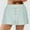 Green, variant on Qulqfy Resort Wear Summer Shorts for Women Purple High Waisted Bermuda Lounge Comfy Casual Stretchy Baggy Shorts S