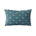 thumbnail image 5 of Plutus Brands Blue Plutus Beaded Motif Luxury Throw Pillow 24 in x 24in, Double Sided 24" x 24", 5 of 9