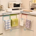 thumbnail image 3 of ZOURIH Over the Door towel Rack, Kitchen towel Holder Over Cabinet Door towel Bar Plastic for Cupboard for Kitchen Dish towel Holder Hanger,Green, 3 of 6