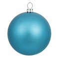 thumbnail image 1 of Vickerman 10" Ornement Boule Mat Turquoise, 1 of 2