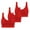 Womens Bras Red, variant on ylioge Plus Size Sports Bras for Women 3 Pack S-6X Pullover Wireless Bralettes Push Up Breathable Lightweight Support Athletic Underwear Bra