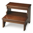 thumbnail image 1 of homeroots kitchen & dining 389146 Handcrafted Chestnut Burl Step Stool, 1 of 1