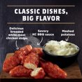 Banquet Mega Meats KC BBQ Chicken Strips with Mashed Potatoes, 13.3 oz (Frozen)