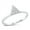 Silver, variant on Sterling Silver Pave Clear Cubic Zirconia Triangle Ring Size 9