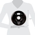 thumbnail image 6 of 4 Pack Black Cooktop Drip Pans, Compatible with GE Hotpoint Stove. Include 3 Pcs 6'' Range Replacement Drip Pans and 1 Pcs 8 '' Burner Drip Pans for Electric Stove Top, 6 of 9