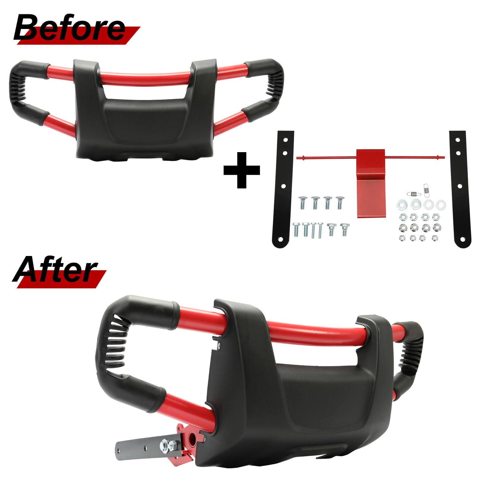 Buy ECOTRIC Front Tractor Bumper Brush Guard Protection Compatible with
